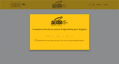 Desktop Screenshot of alcoholdelivery.com.sg
